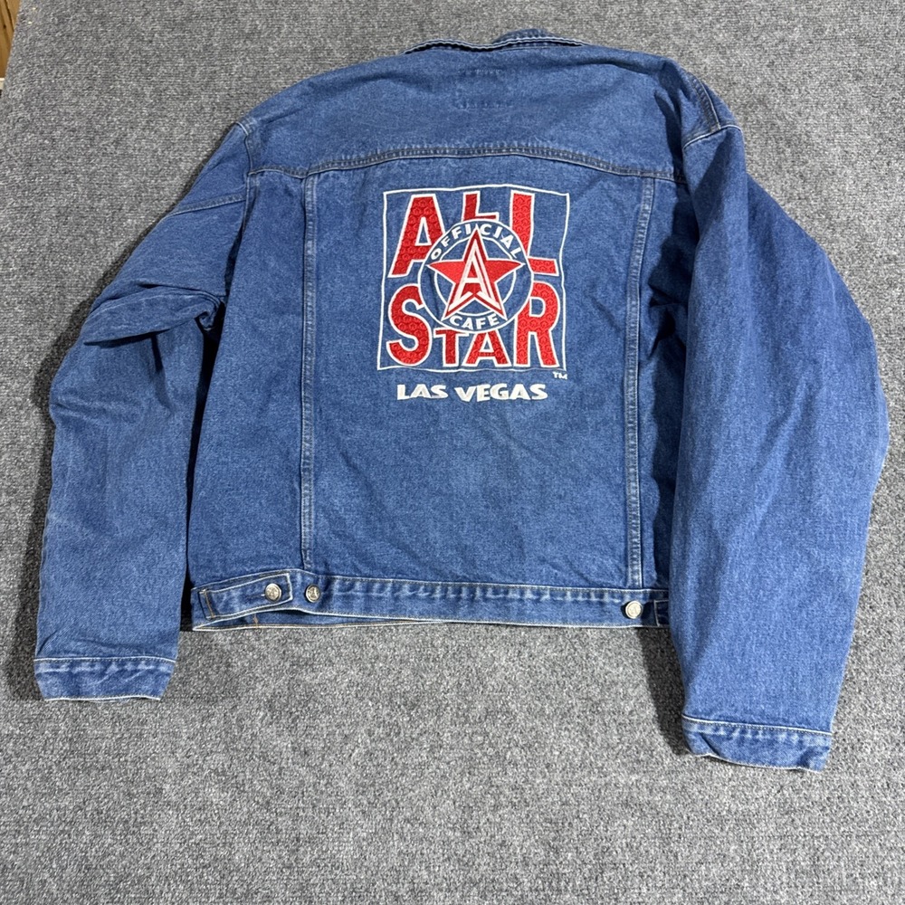 All Star Cafe Vegas Denim Jacket Xl - Picture 5 of 5